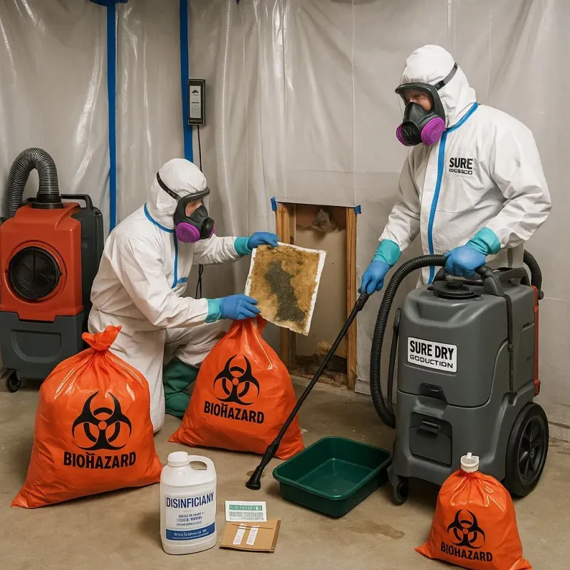Contaminated Water Handling Protocols process in Peebles, OH